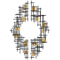 Uttermost Reflection Metal Grid Wall Decor, 2-Piece Set