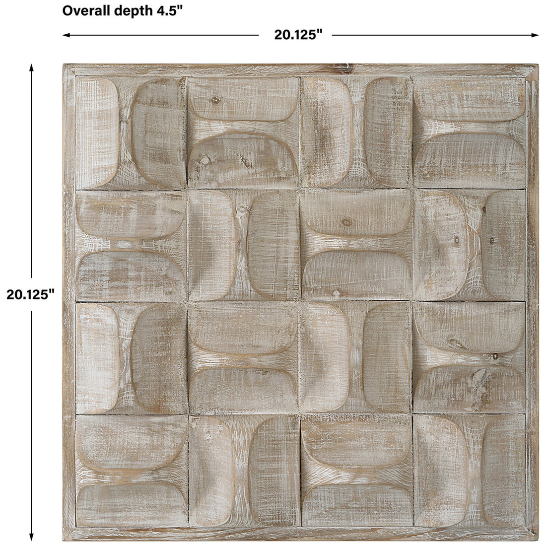 Uttermost Pickford Wood Wall Decor, Natural