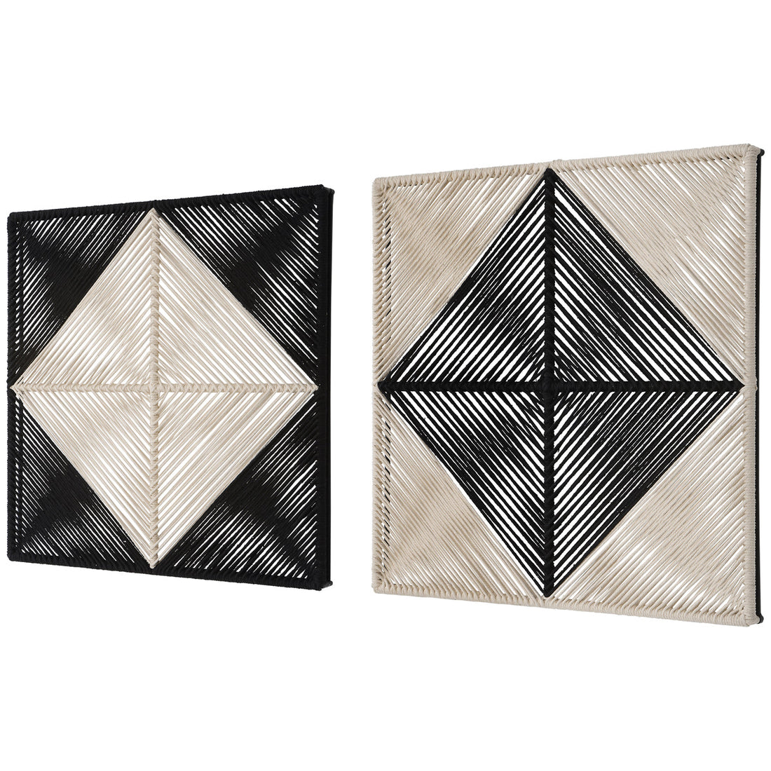 Uttermost Seeing Double Rope Wall Squares, 2-Piece Set