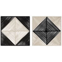 Uttermost Seeing Double Rope Wall Squares, 2-Piece Set