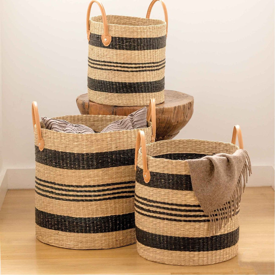 Pigeon and Poodle Hudson Baskets, 3-Piece Set