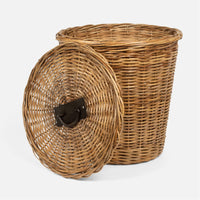 Pigeon and Poodle Lamia Round Hamper with Lid