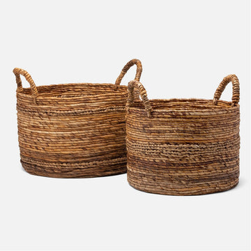 Pigeon and Poodle Payson Round Nested Baskets, 2-Piece Set