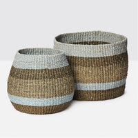 Pigeon and Poodle Samal Baskets, 2-Piece Set