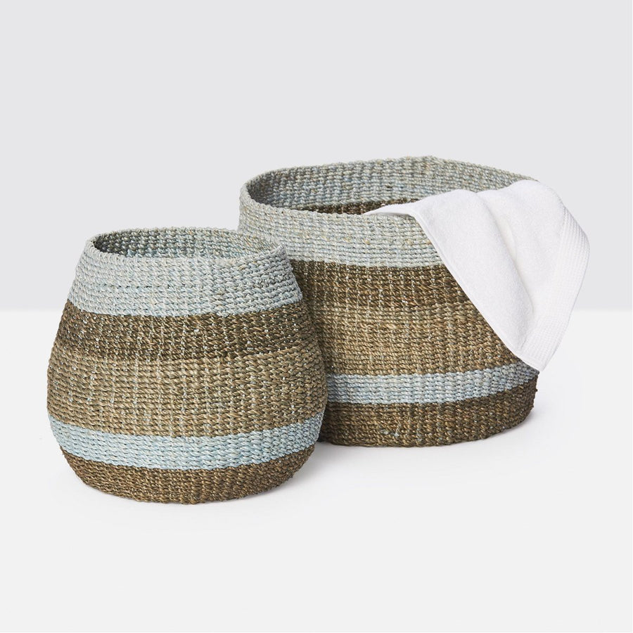 Pigeon and Poodle Samal Baskets, 2-Piece Set