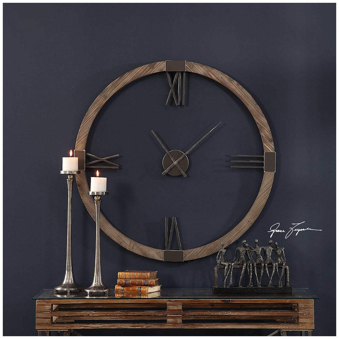 Uttermost Marcelo Modern Wall Clock