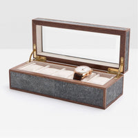 Pigeon and Poodle Elmbridge 5-Watch Box with Beveled Glass