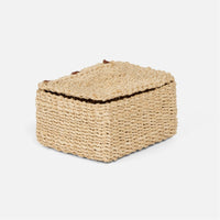 Pigeon and Poodle Linares Natural Abaca Fiber Boxes, 2-Piece Set