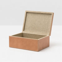 Pigeon and Poodle Selby Full-Grain Leather Box, Pack of 2