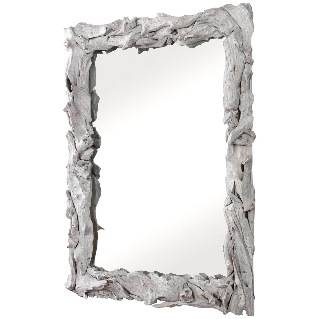 Uttermost Rio Whitewash Teak Mirror