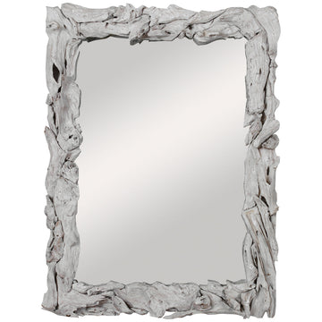 Uttermost Rio Whitewash Teak Mirror