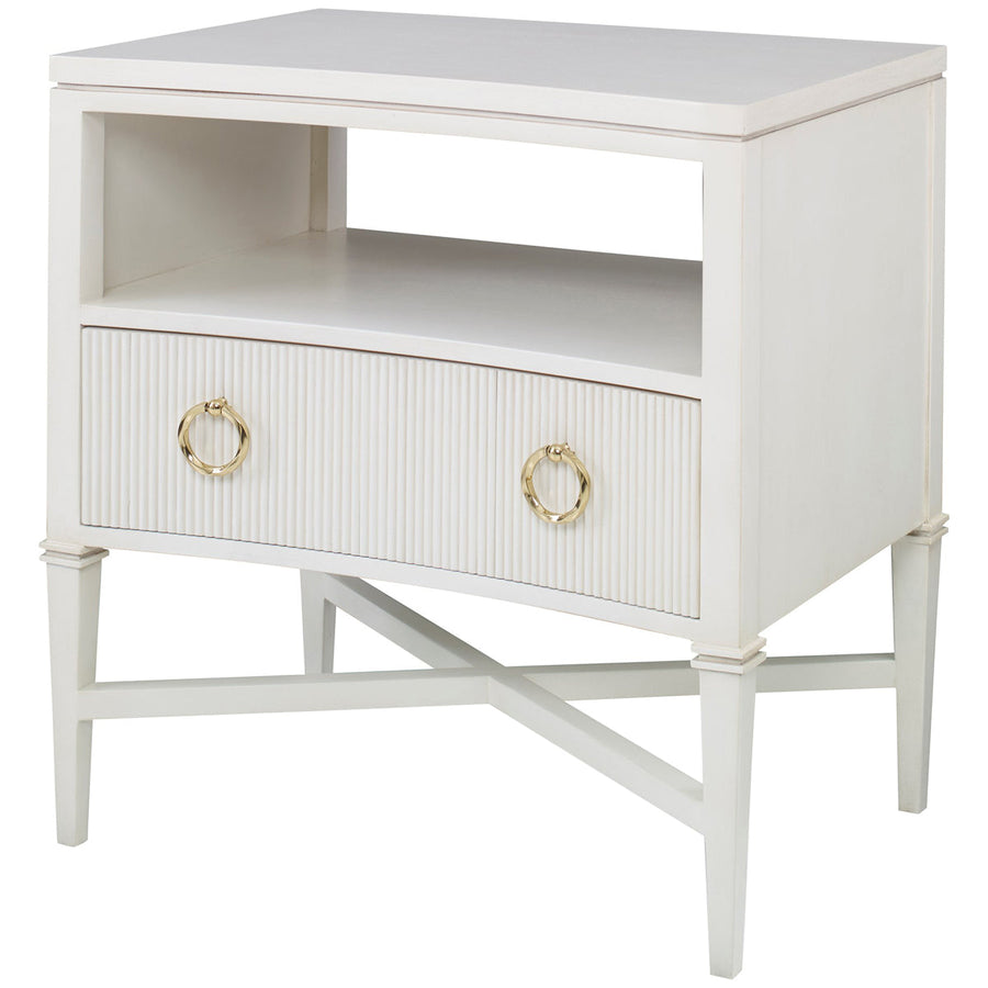 Ambella Home Reeded Nightstand - Linen