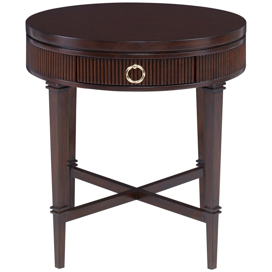 Ambella Home Reeded Side Table - Round