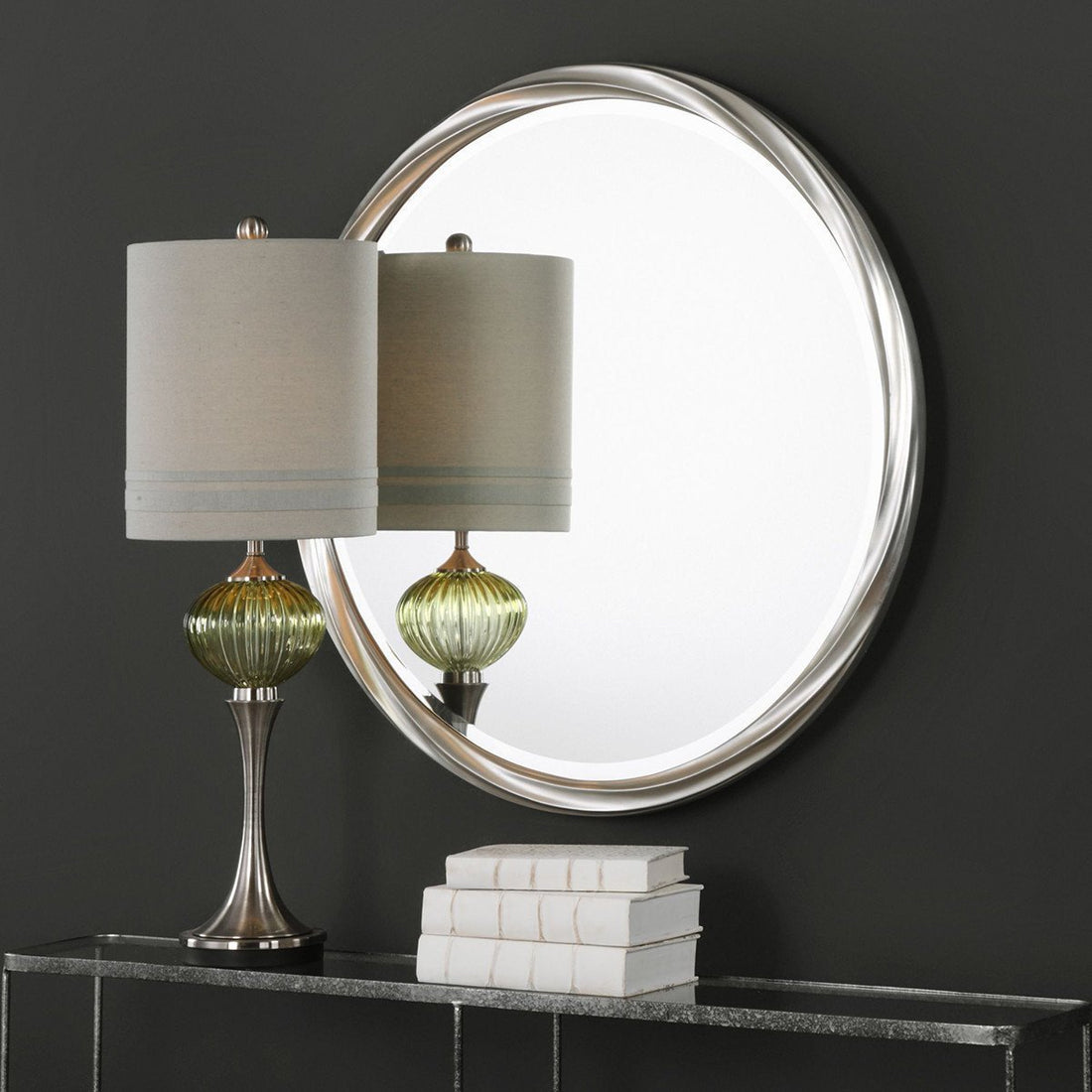 Uttermost Orion Silver Round Mirror