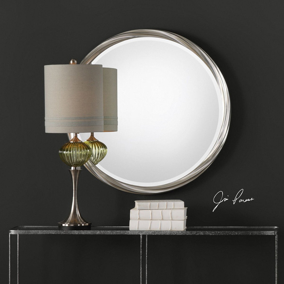 Uttermost Orion Silver Round Mirror