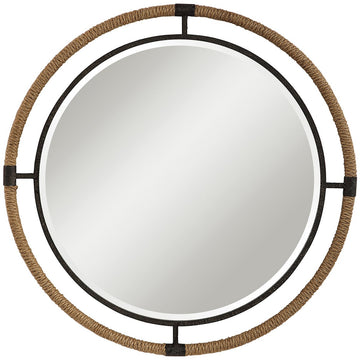 Uttermost Melville Coastal Round Mirror