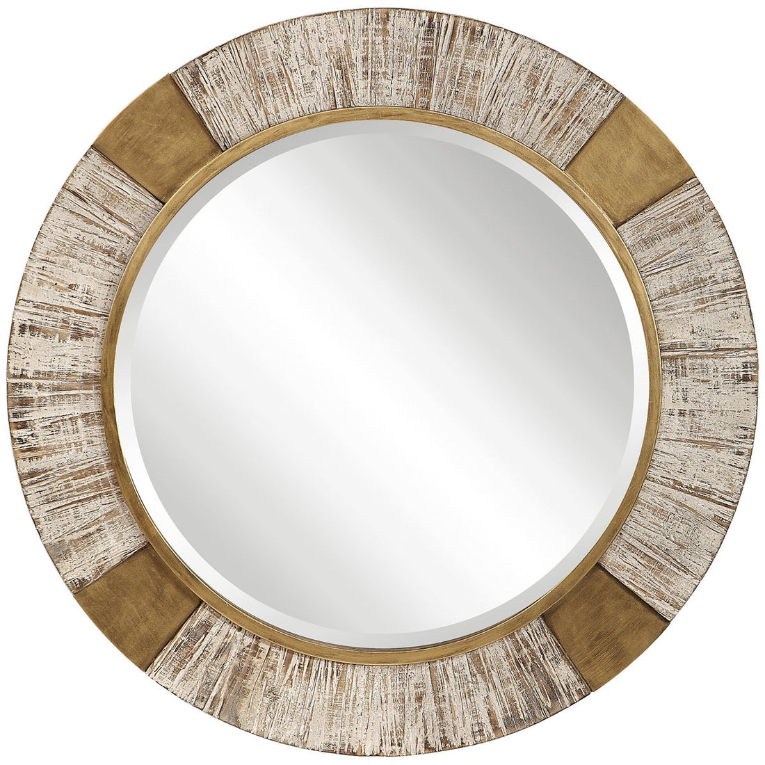 Uttermost Reuben Gold Round Mirror