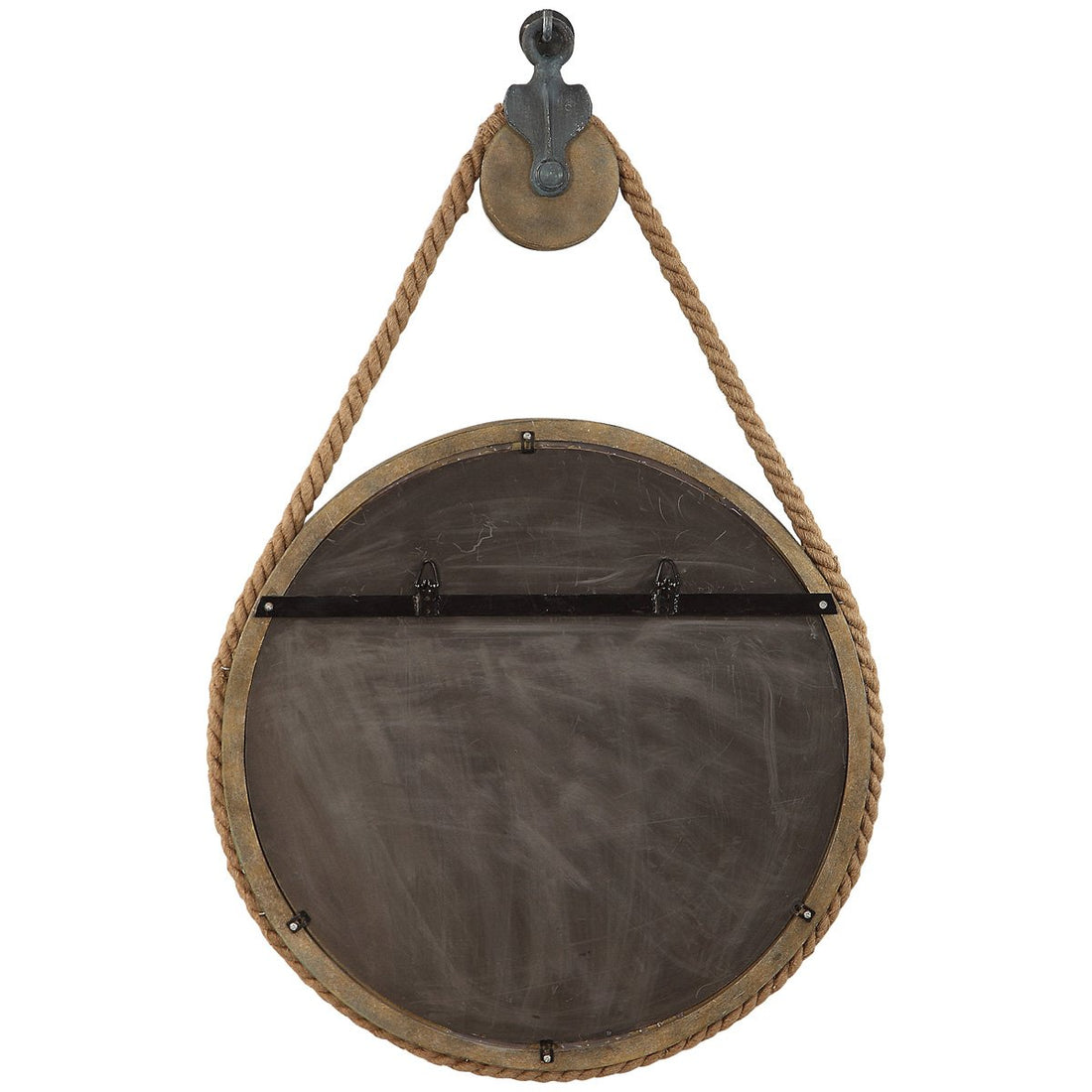 Uttermost Melton Round Pulley Mirror