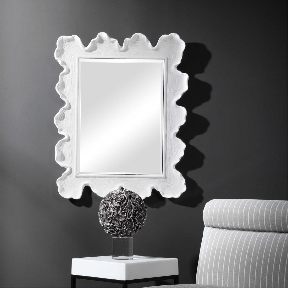 Uttermost Sea Coral Coastal Mirror