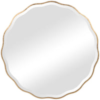 Uttermost Aneta Gold Round Mirror