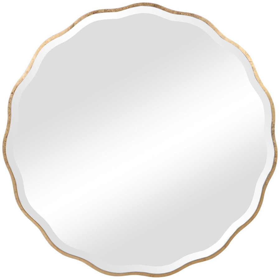 Uttermost Aneta Gold Round Mirror