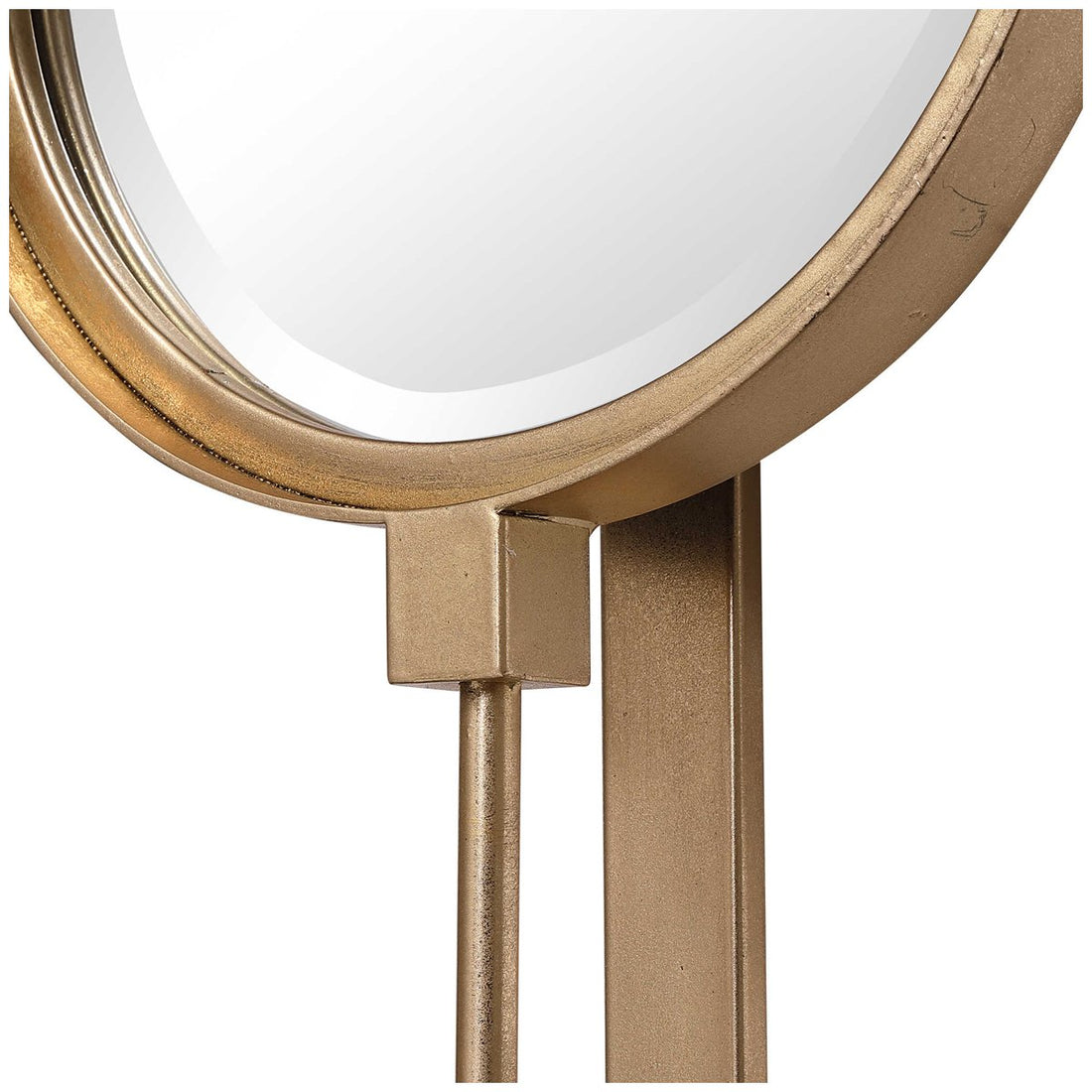 Uttermost Button Gold Mirror