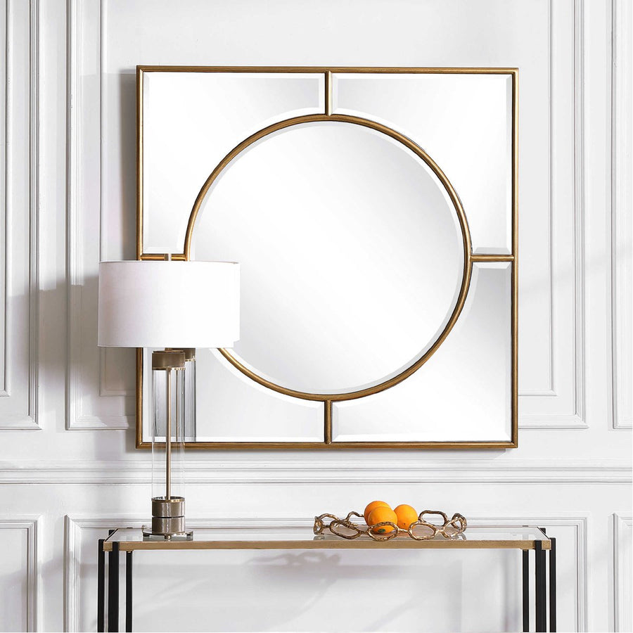 Uttermost Stanford Gold Square Mirror