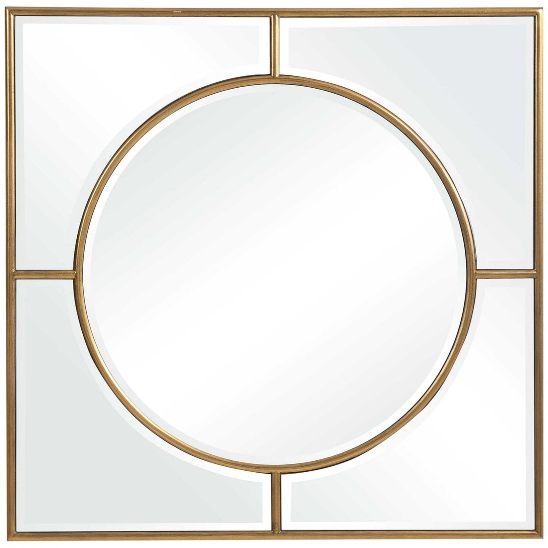 Uttermost Stanford Gold Square Mirror