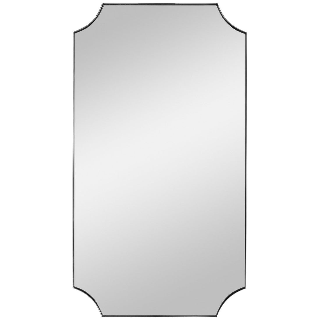 Uttermost Lennox Scalloped Corner Mirror