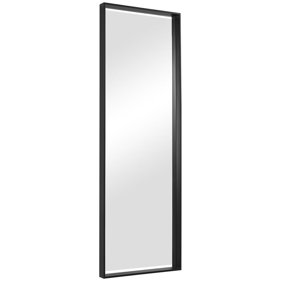 Uttermost Kahn Oversized Black Rectangular Mirror