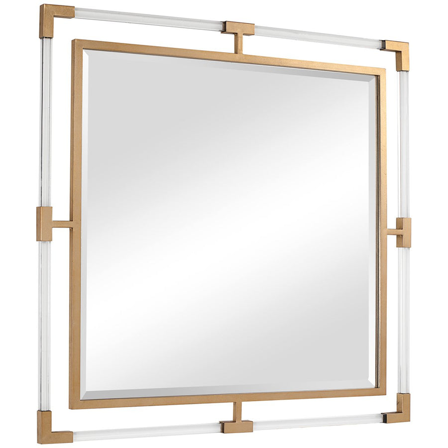 Uttermost Balkan Golden Square Mirror