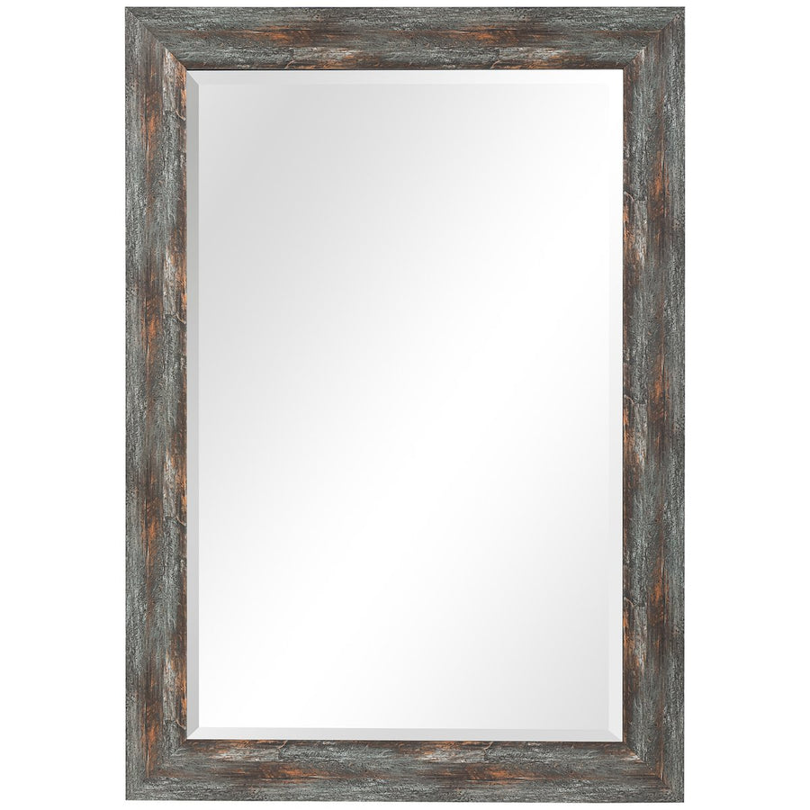 Uttermost Owenby Rustic Silver and Bronze Mirror