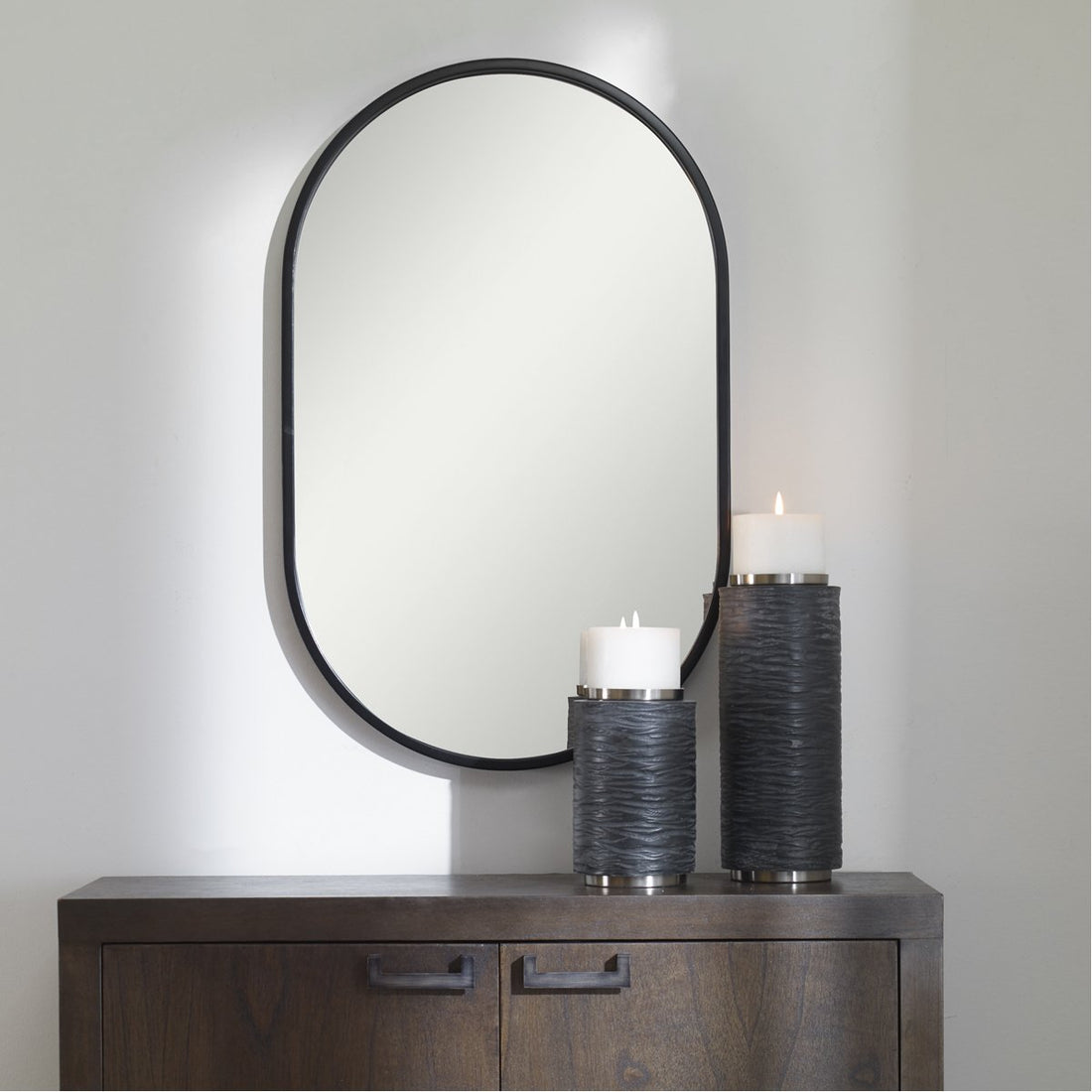 Uttermost Varina Minimalist Oval Mirror