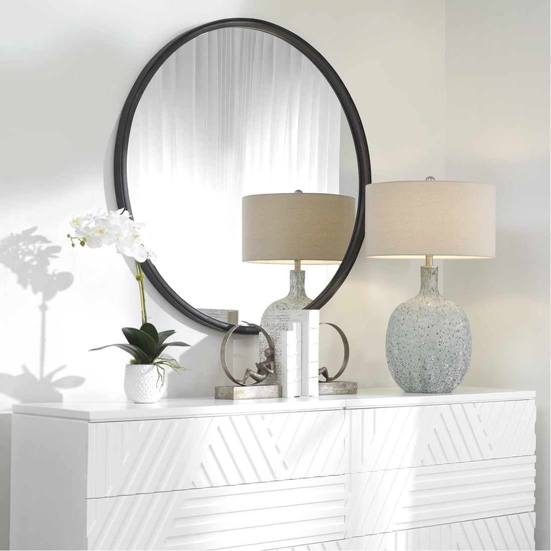 Uttermost Dawsyn Round Mirror