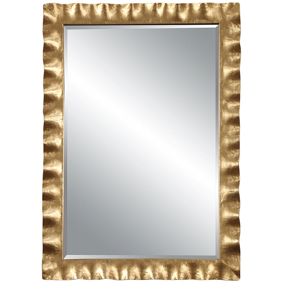 Uttermost Haya Scalloped Gold Mirror