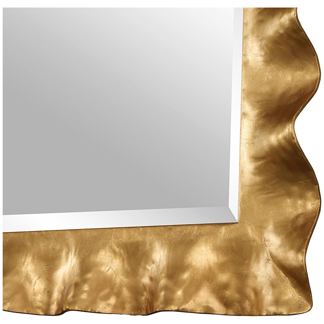 Uttermost Haya Scalloped Gold Mirror