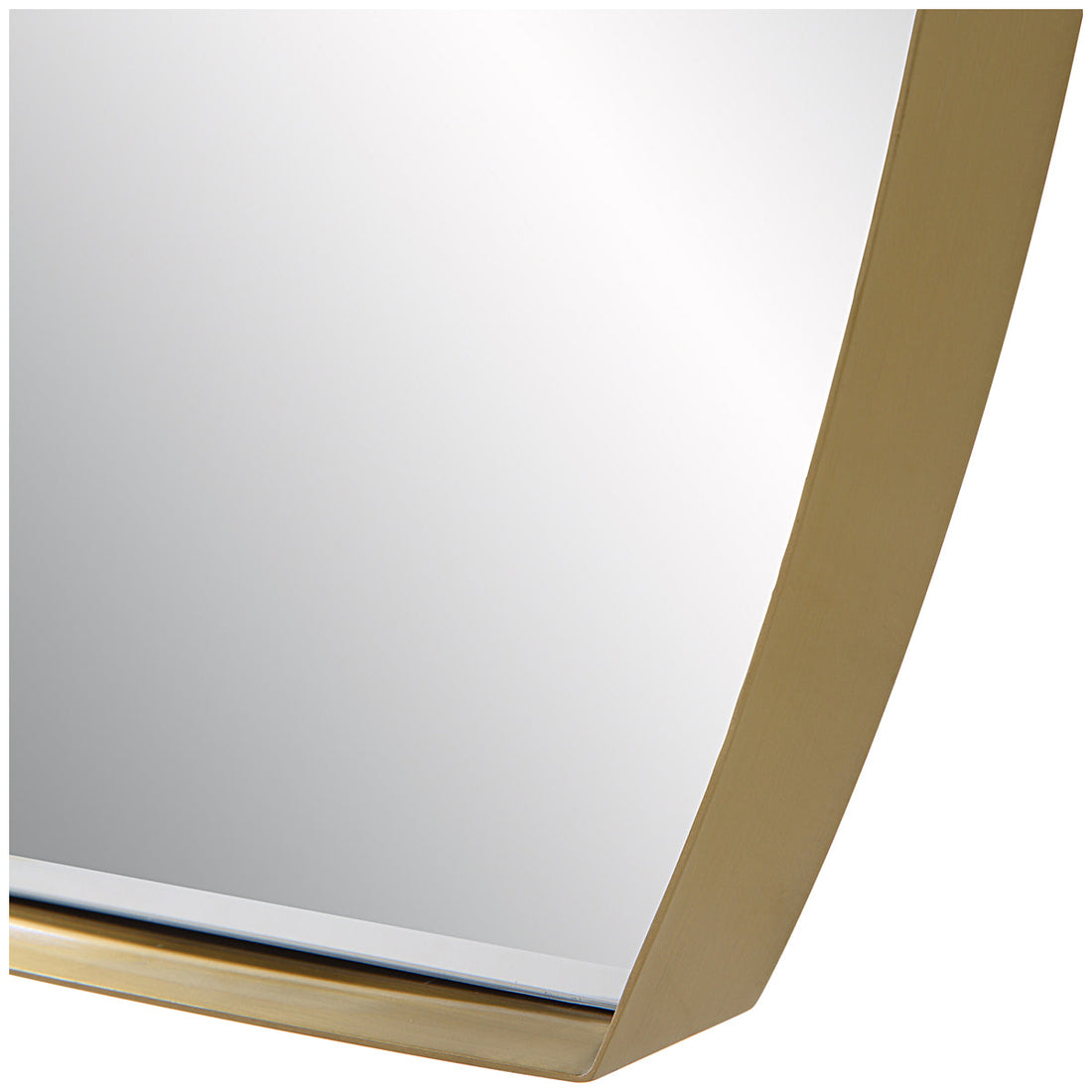 Uttermost Portal Modern Brass Mirror