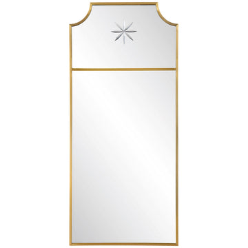 Uttermost Caddington Tall Brass Mirror