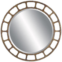 Uttermost Darby Distressed Round Mirror