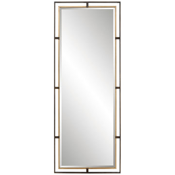 Uttermost Carrizo Tall Bronze and Gold Mirror