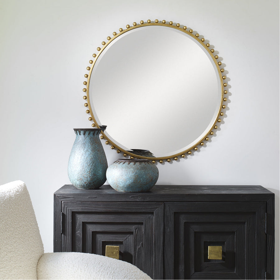 Uttermost Taza Round Mirror