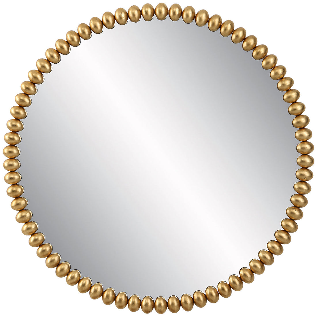 Uttermost Byzantine Round Gold Mirror