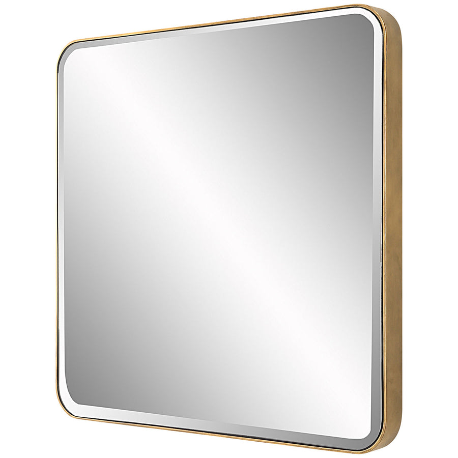 Uttermost Hampshire Square Gold Mirror