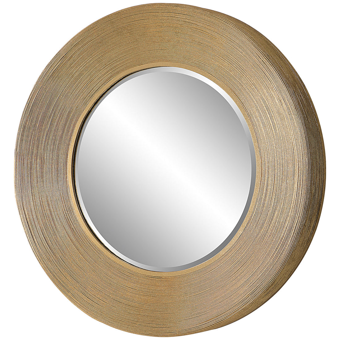 Uttermost Archer Gold Wire Round Mirror