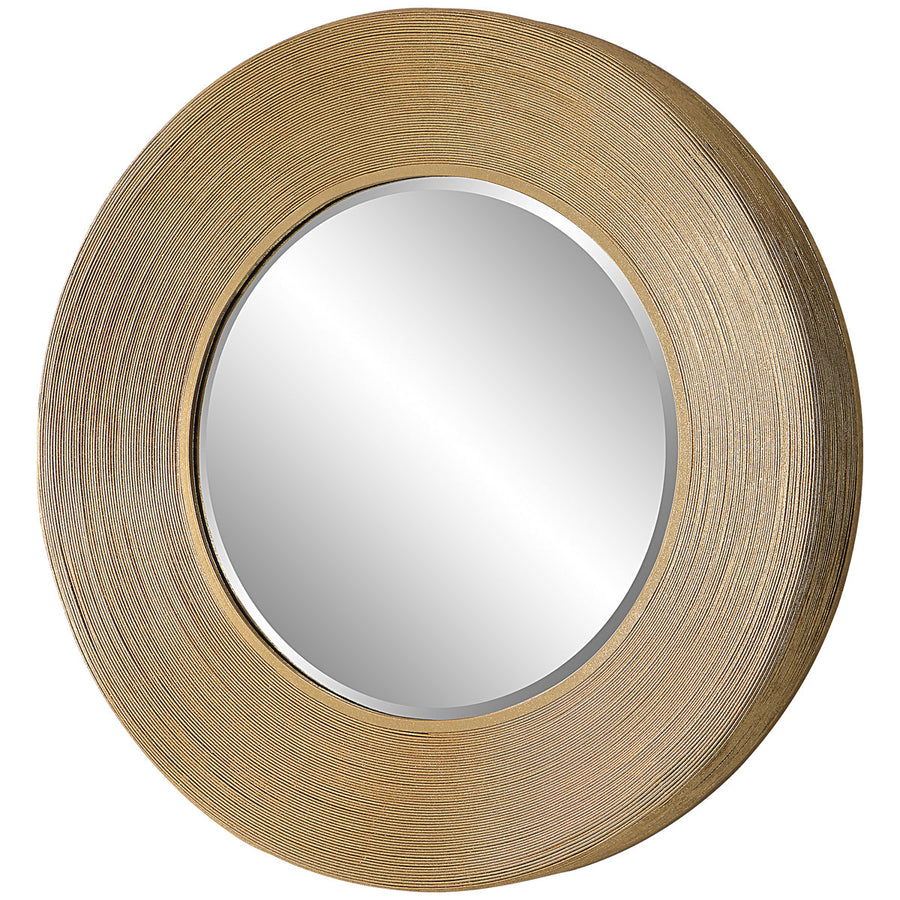 Uttermost Archer Gold Wire Round Mirror