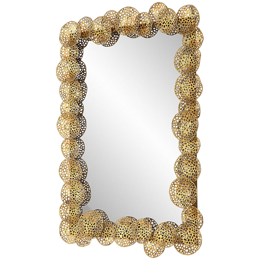 Uttermost Ripley Gold Lotus Mirror