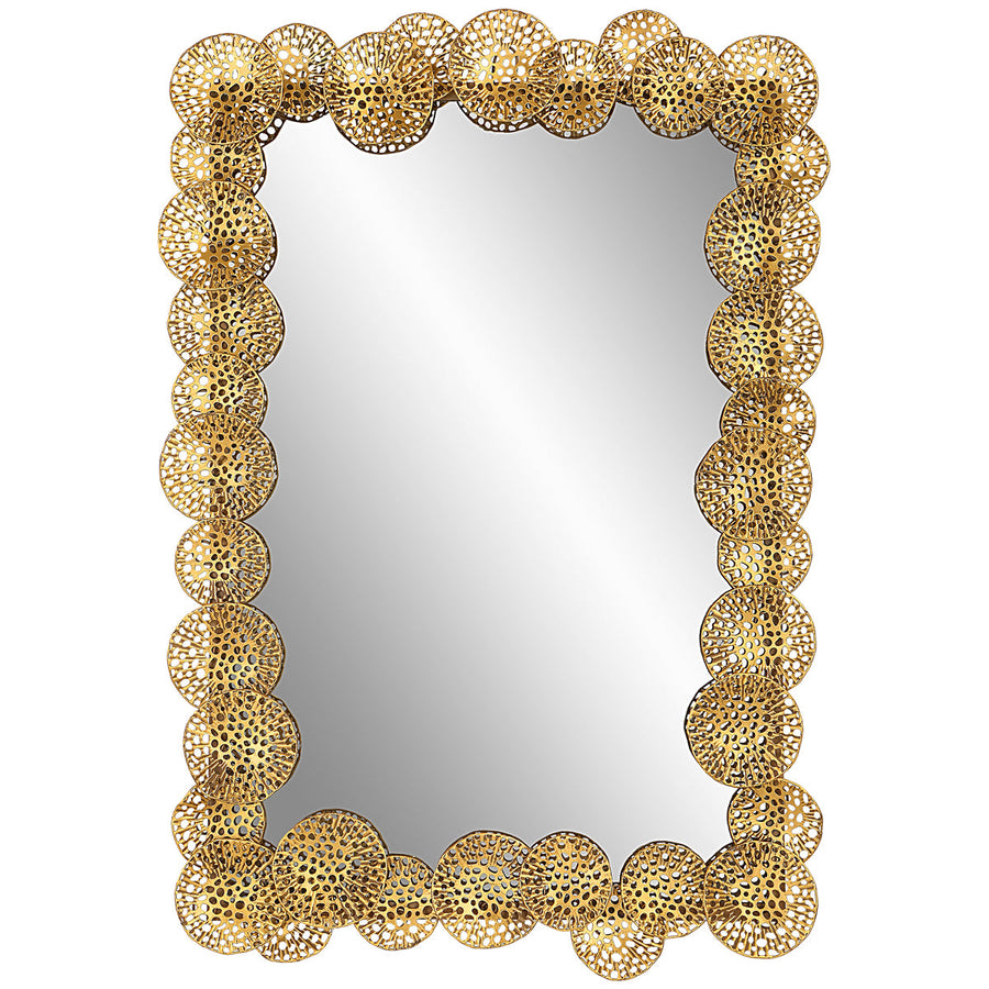 Uttermost Ripley Gold Lotus Mirror