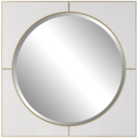 Uttermost Cyprus White Square Mirror