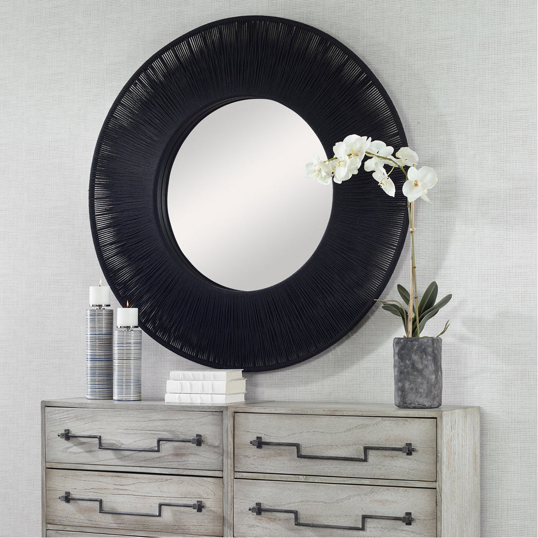 Uttermost Sailor's Knot Round Mirror