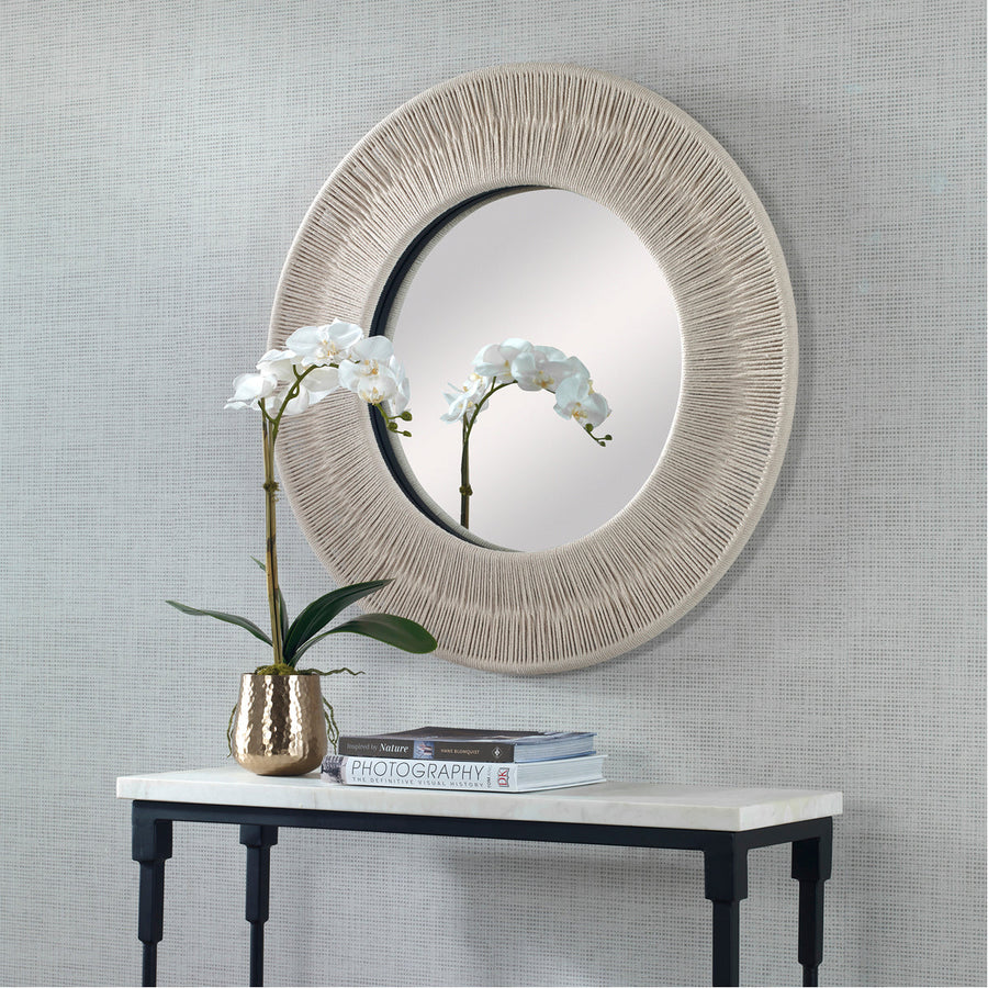 Uttermost Sailor's Knot Round Mirror